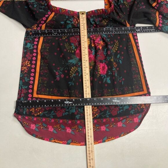 Rue 21 Floral Multicolored Top Size Medium - Picture 4 of 7
